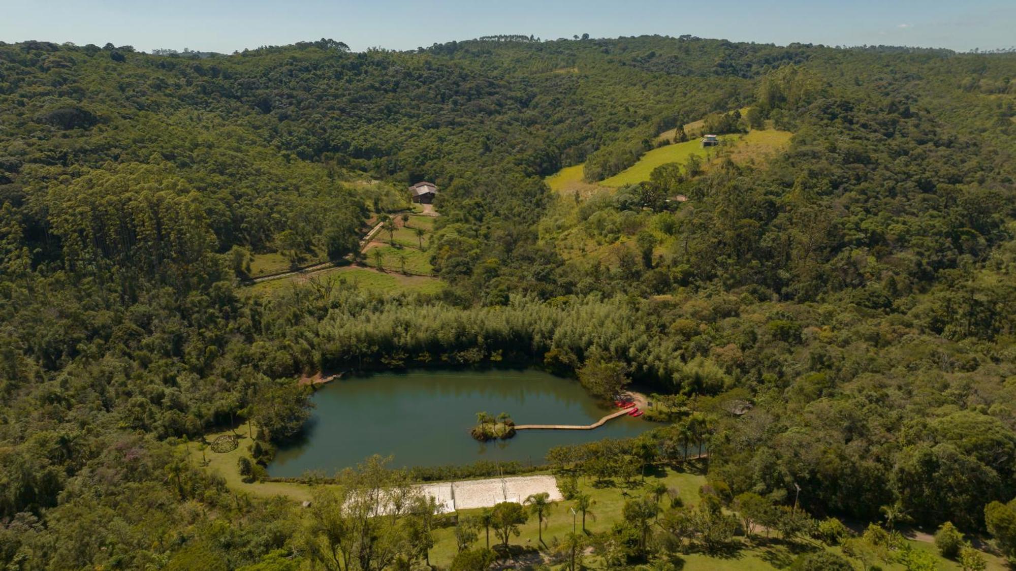 Hotel Fazenda Morros Verdes Ecolodge Ibiúna Exteriör bild