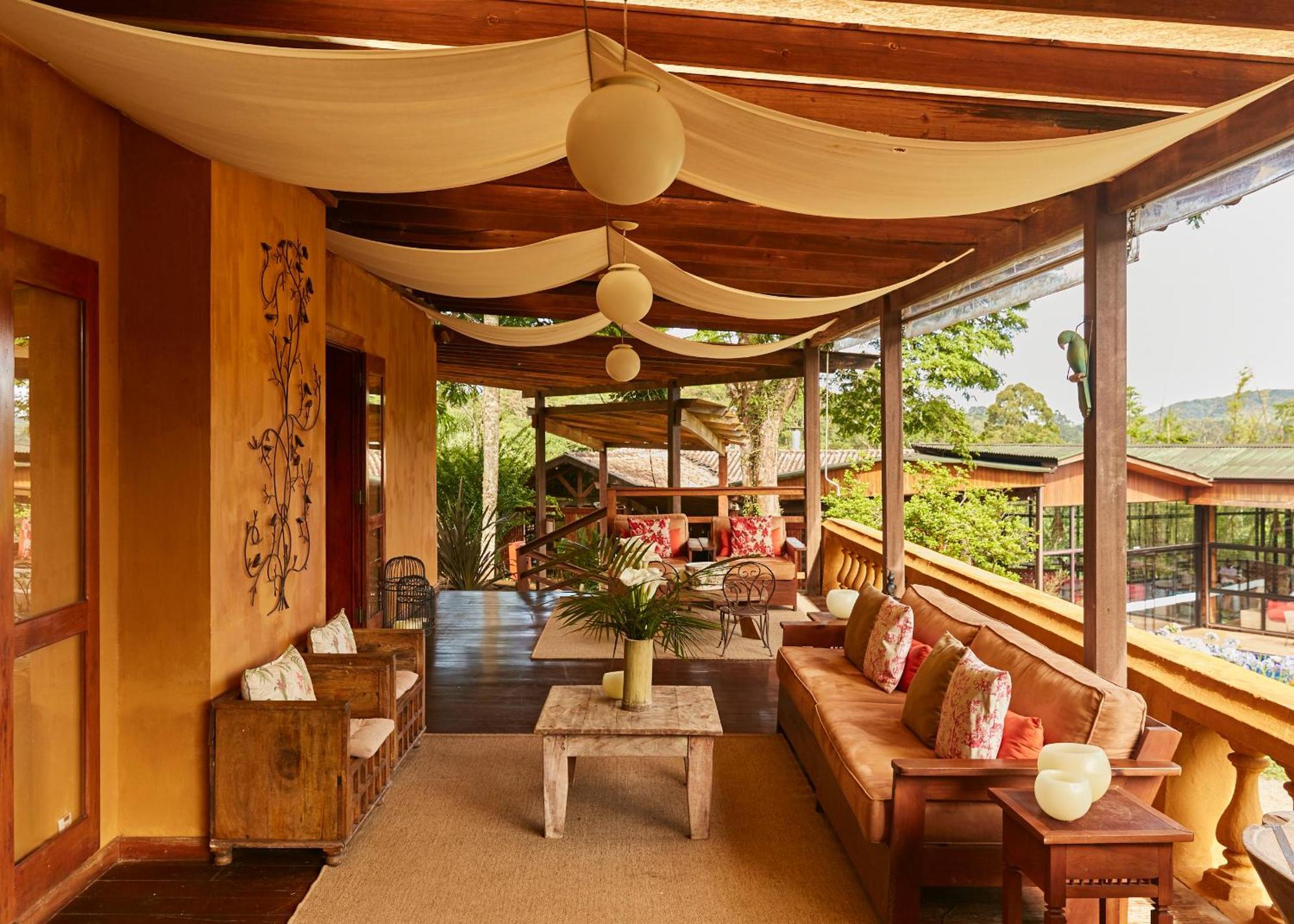 Hotel Fazenda Morros Verdes Ecolodge Ibiúna Exteriör bild